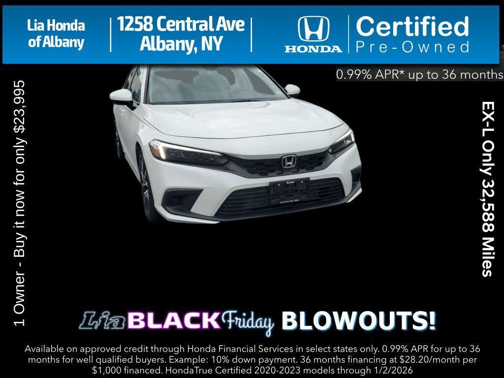 used 2023 Honda Civic car, priced at $23,995