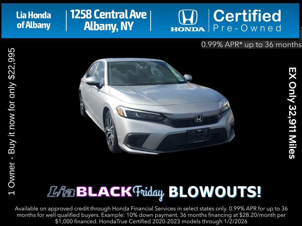 used 2023 Honda Civic car, priced at $22,995