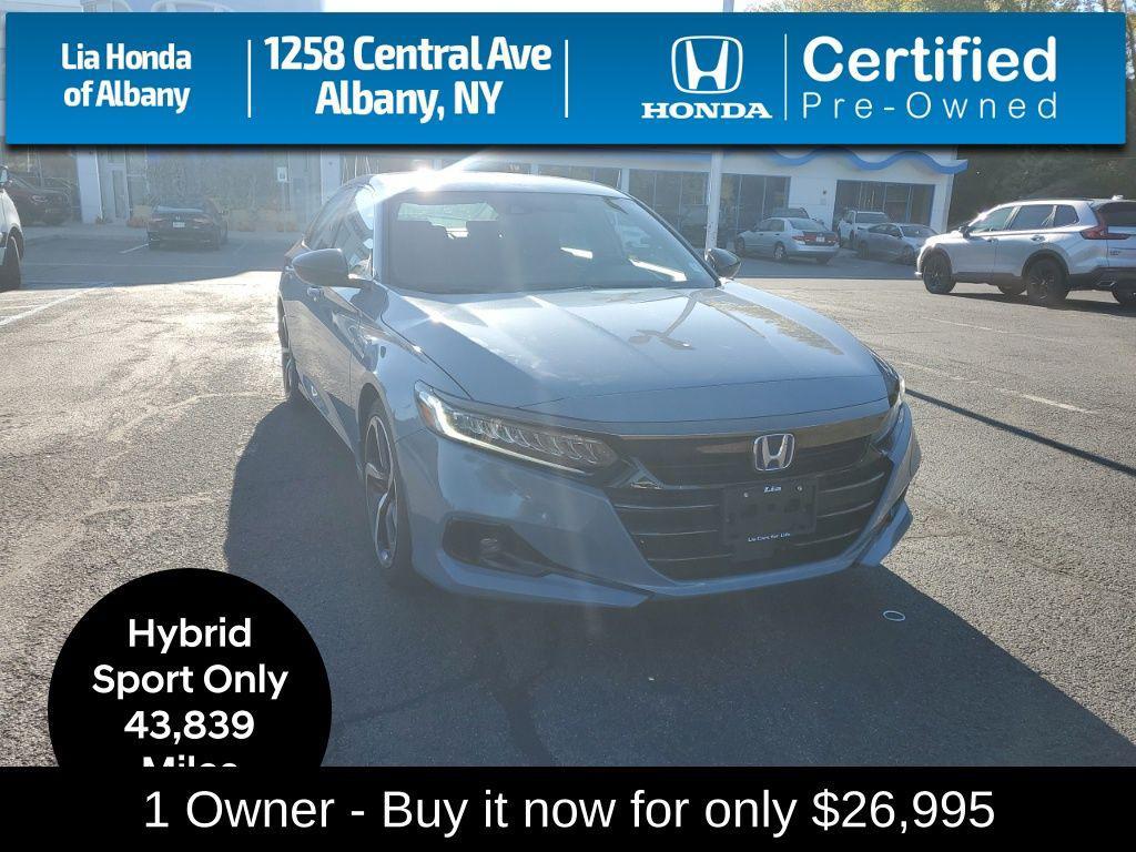 used 2022 Honda Accord Hybrid car, priced at $26,995