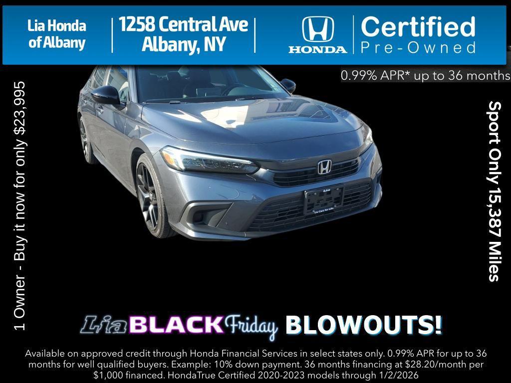 used 2023 Honda Civic car, priced at $23,995