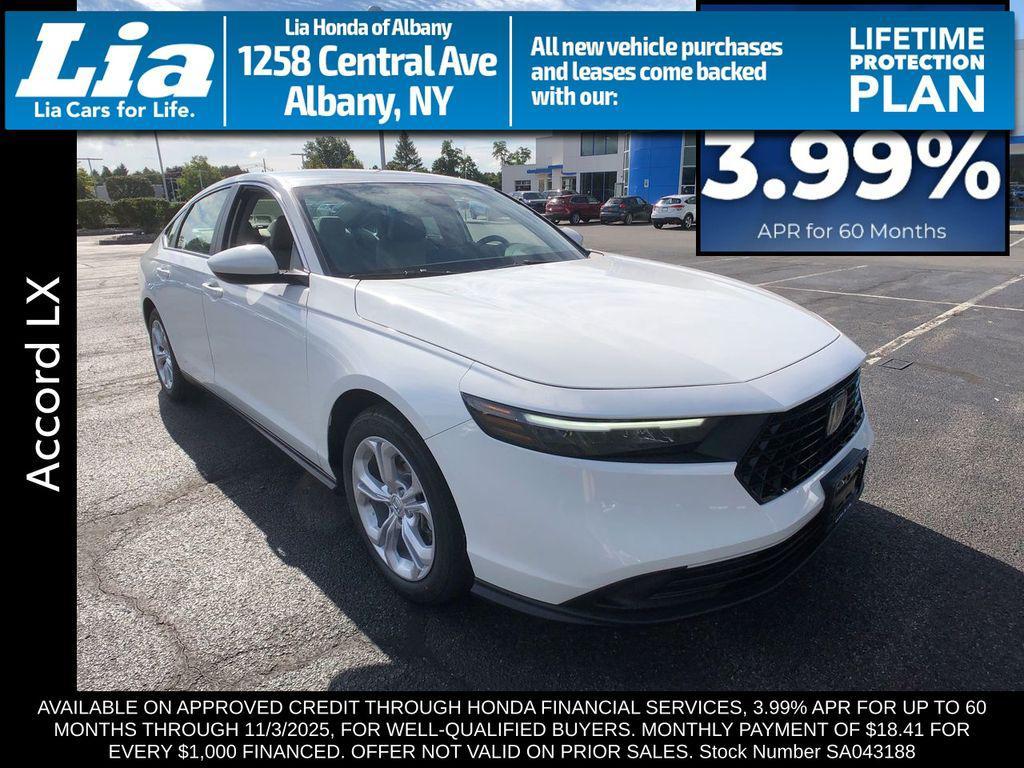 new 2025 Honda Accord car, priced at $29,900