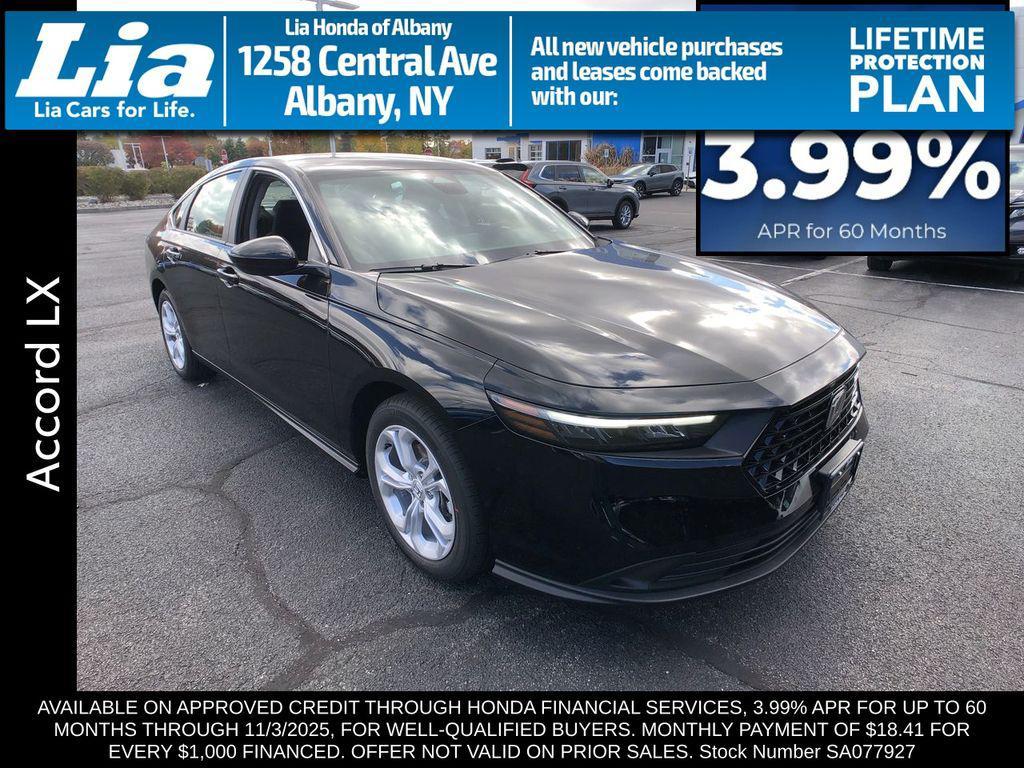 new 2025 Honda Accord car, priced at $29,490