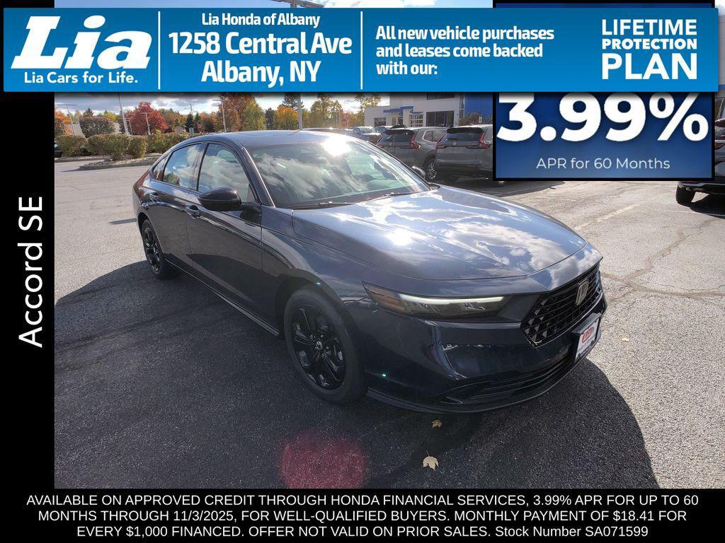 new 2025 Honda Accord car, priced at $31,755