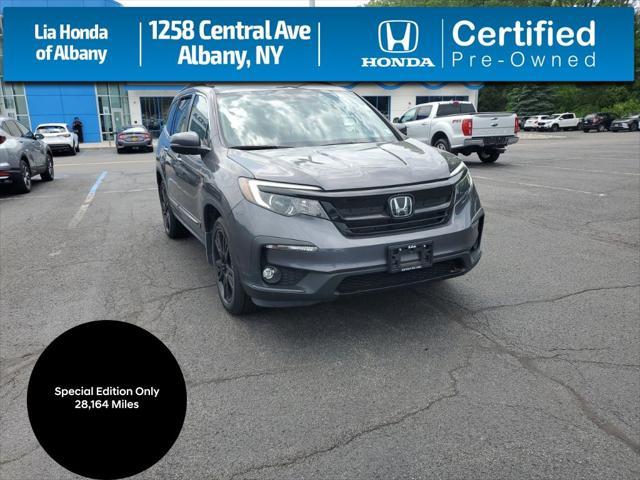 used 2022 Honda Pilot car, priced at $34,995