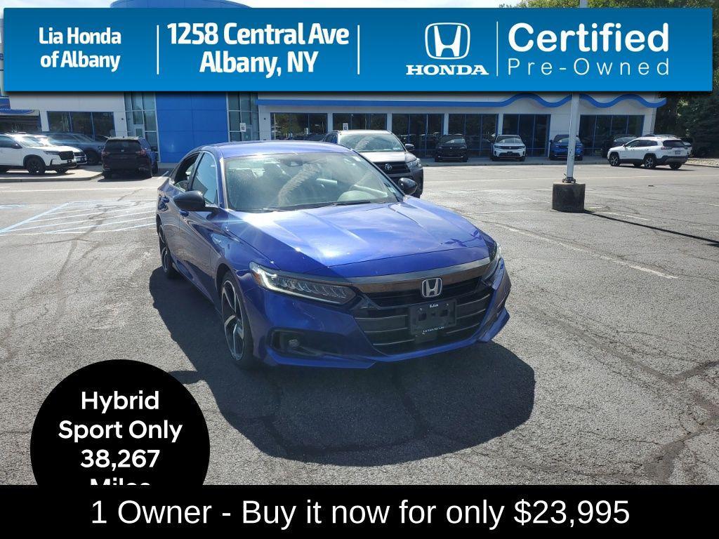 used 2022 Honda Accord Hybrid car, priced at $23,995