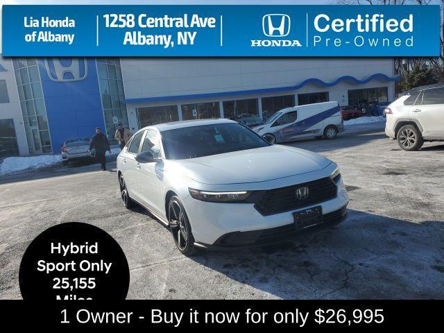 used 2024 Honda Accord Hybrid car, priced at $26,995