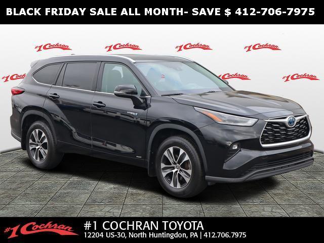 used 2021 Toyota Highlander Hybrid car, priced at $36,491