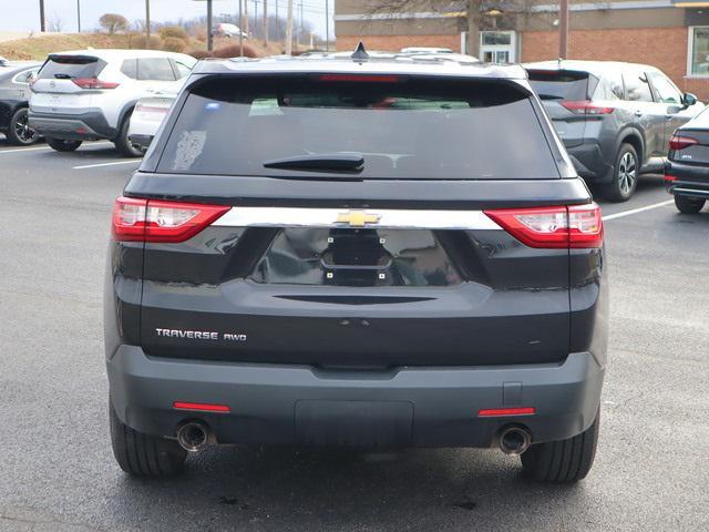 used 2021 Chevrolet Traverse car, priced at $17,491