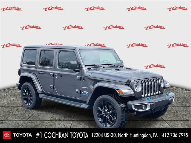 used 2022 Jeep Wrangler Unlimited 4xe car, priced at $34,098