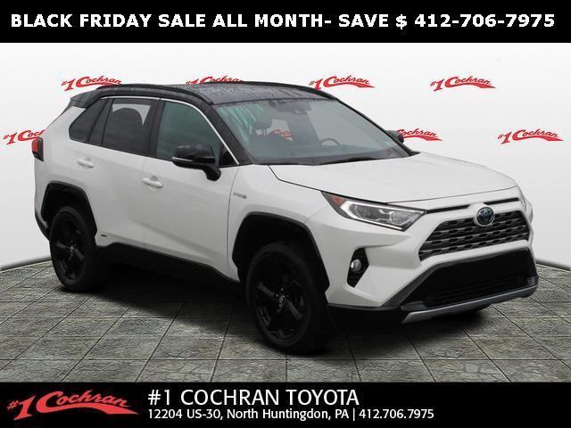 used 2020 Toyota RAV4 Hybrid car, priced at $28,491