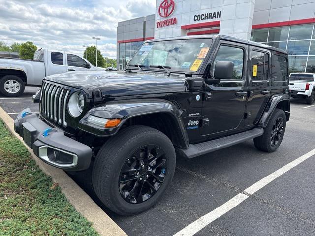 used 2022 Jeep Wrangler Unlimited 4xe car, priced at $34,750