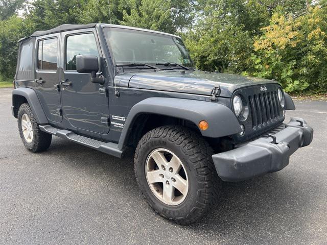 used 2017 Jeep Wrangler Unlimited car, priced at $15,689