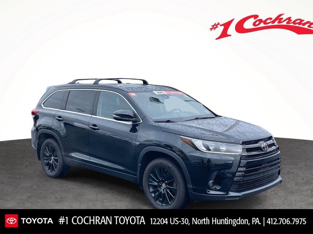 used 2019 Toyota Highlander car, priced at $23,448