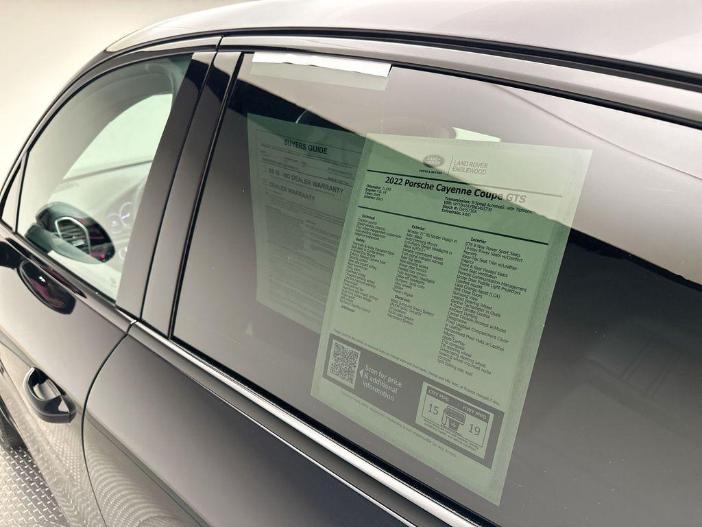 used 2022 Porsche Cayenne car, priced at $91,000