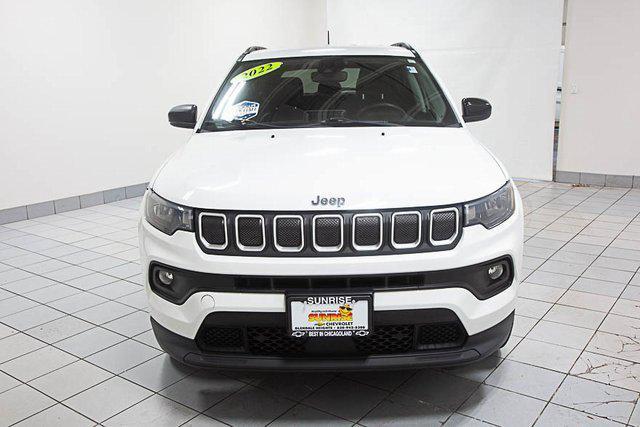 used 2022 Jeep Compass car, priced at $18,886
