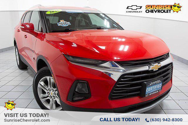 used 2021 Chevrolet Blazer car, priced at $26,486