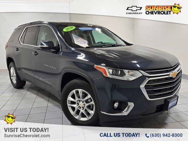 used 2020 Chevrolet Traverse car, priced at $22,786