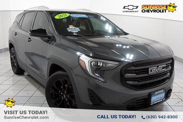 used 2021 GMC Terrain car, priced at $24,986