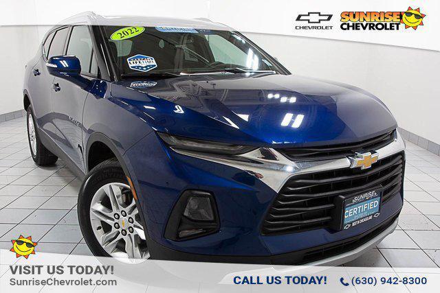 used 2022 Chevrolet Blazer car, priced at $24,486