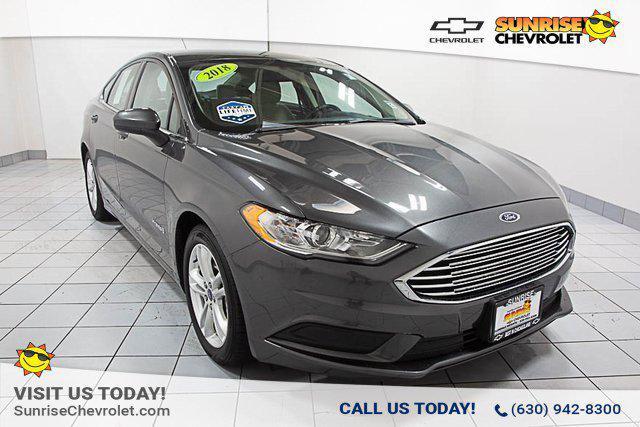 used 2018 Ford Fusion Hybrid car, priced at $15,776