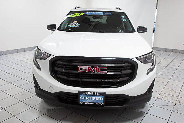 used 2021 GMC Terrain car, priced at $20,227