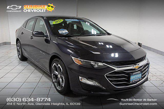 used 2022 Chevrolet Malibu car, priced at $18,786