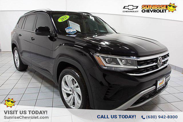 used 2021 Volkswagen Atlas car, priced at $25,777