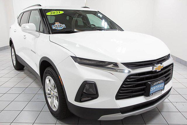 used 2021 Chevrolet Blazer car, priced at $24,986