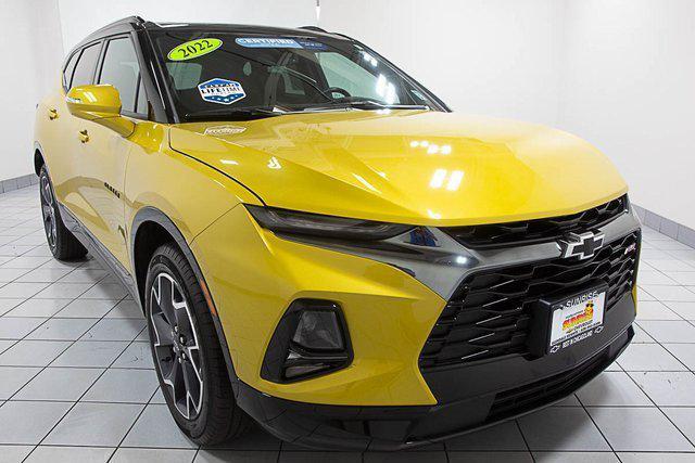 used 2022 Chevrolet Blazer car, priced at $33,486