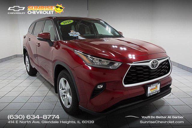 used 2020 Toyota Highlander car, priced at $25,486