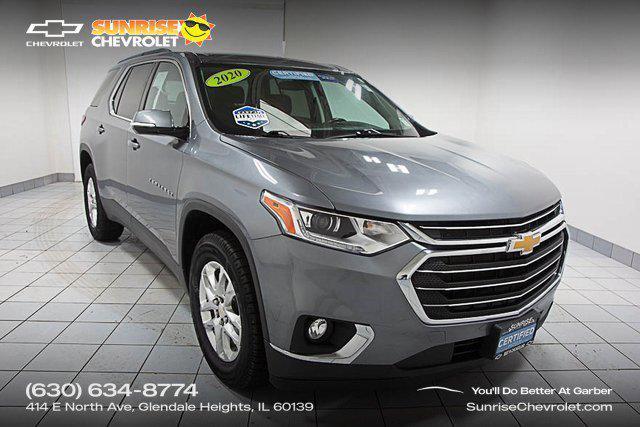used 2020 Chevrolet Traverse car, priced at $23,486