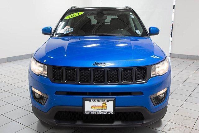 used 2021 Jeep Compass car, priced at $21,486