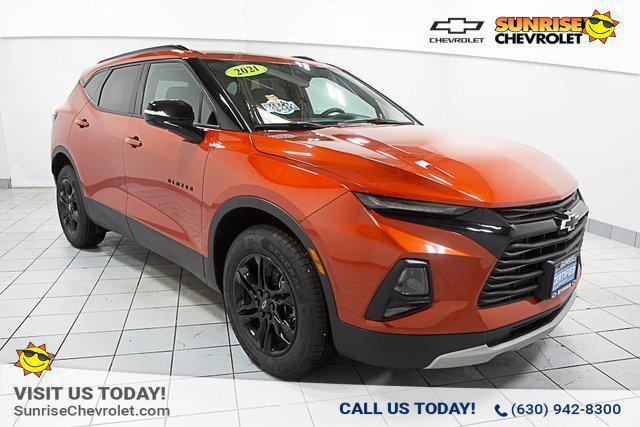 used 2021 Chevrolet Blazer car, priced at $24,777