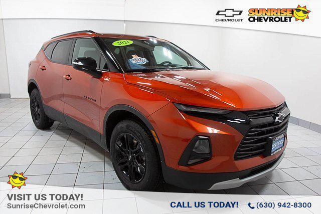 used 2021 Chevrolet Blazer car, priced at $25,777