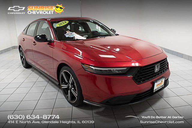 used 2024 Honda Accord Hybrid car, priced at $25,486