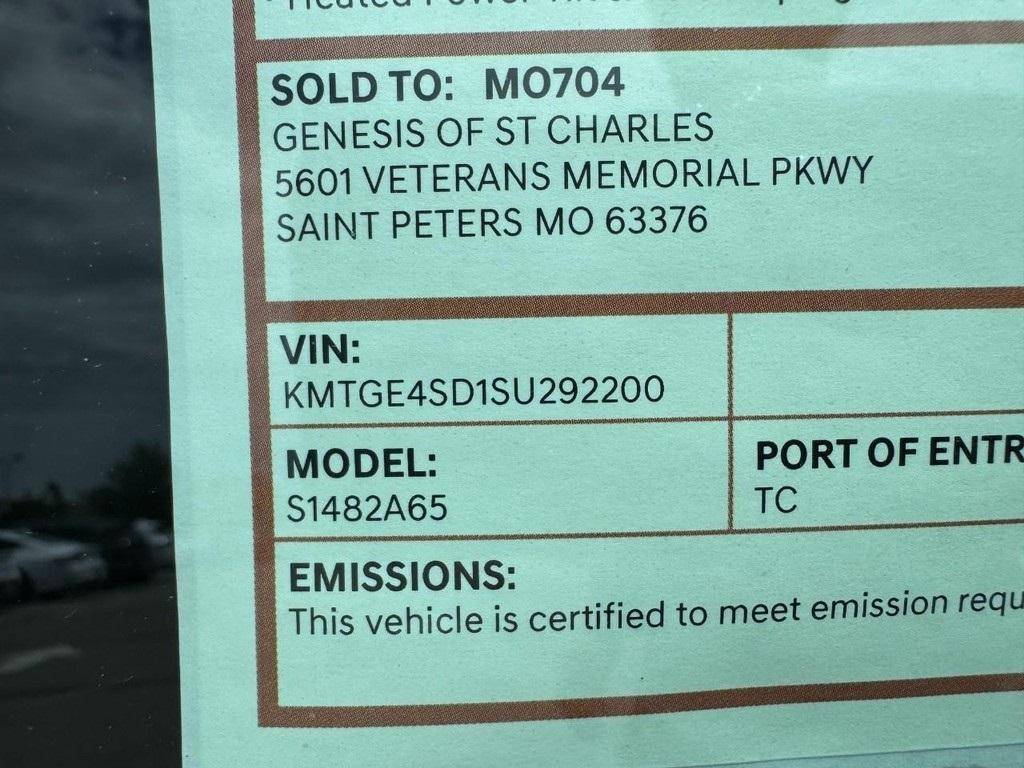 new 2025 Genesis G80 car, priced at $71,945