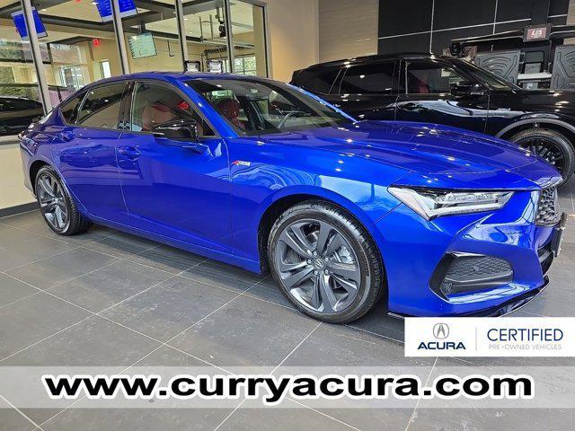 used 2022 Acura TLX car, priced at $35,500