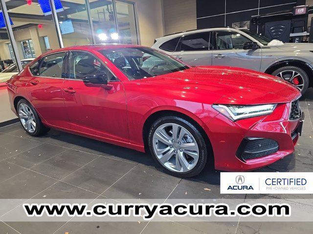 used 2021 Acura TLX car, priced at $27,500