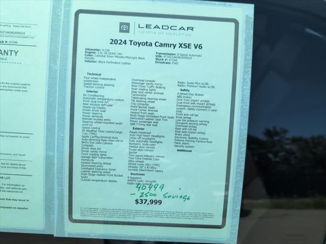 used 2024 Toyota Camry car, priced at $37,999