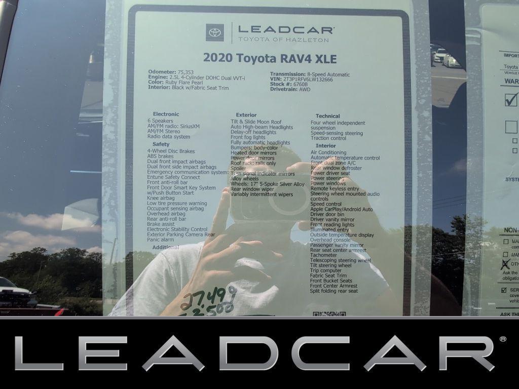 used 2020 Toyota RAV4 car, priced at $24,999