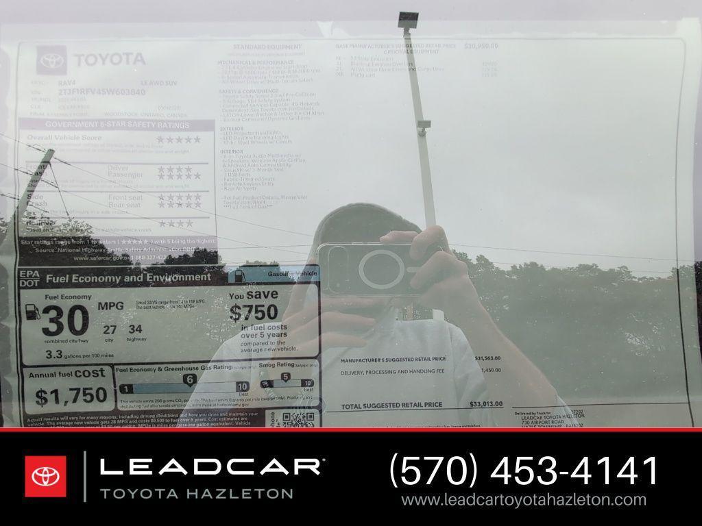new 2025 Toyota RAV4 car, priced at $31,999