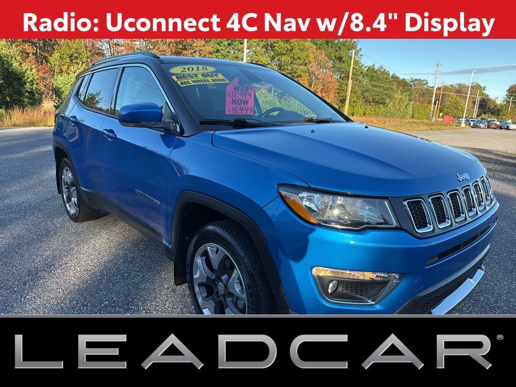 used 2018 Jeep Compass car, priced at $15,499