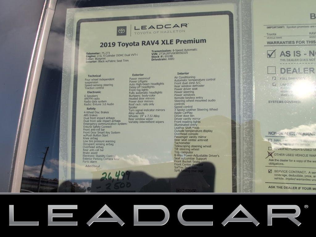 used 2019 Toyota RAV4 car, priced at $23,999