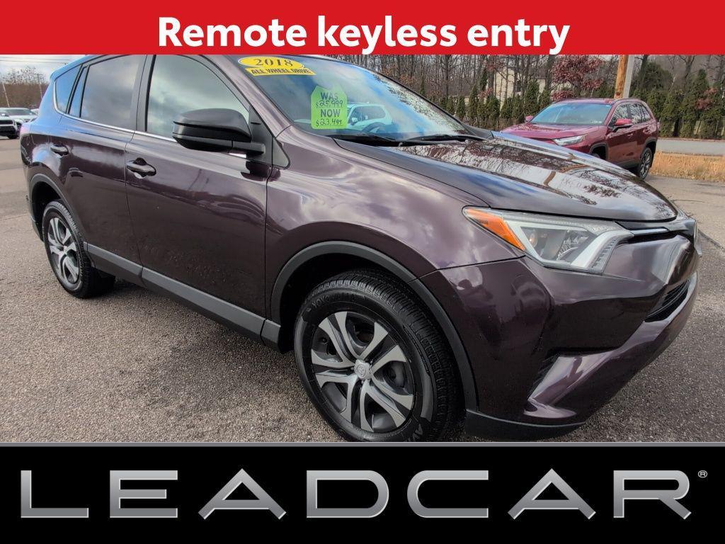 used 2018 Toyota RAV4 car, priced at $23,499