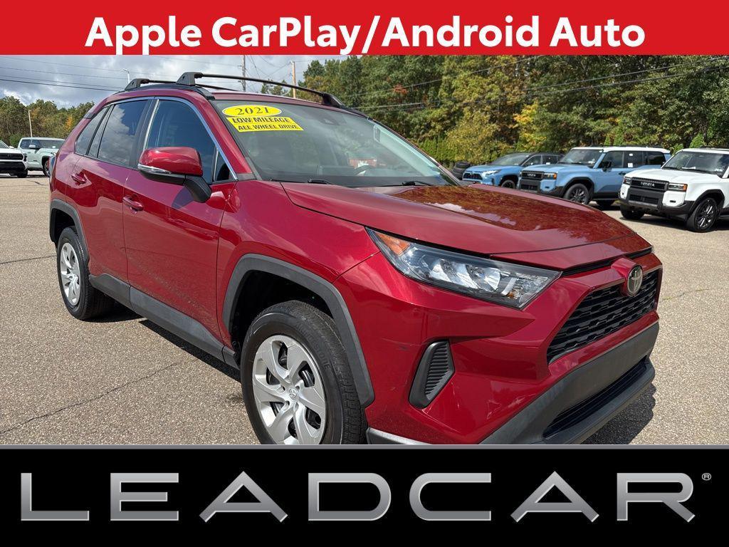 used 2021 Toyota RAV4 car, priced at $24,499