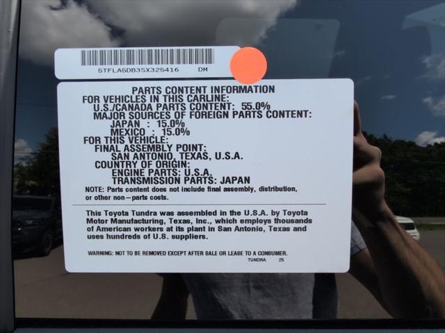 new 2025 Toyota Tundra car, priced at $54,999