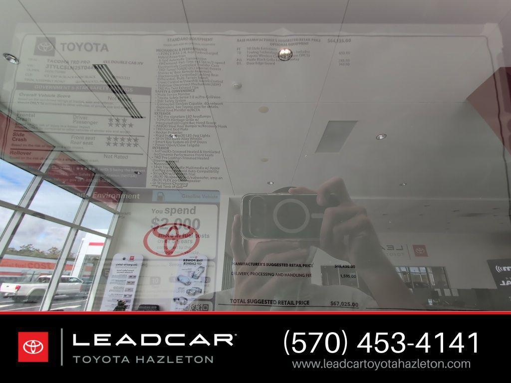 new 2025 Toyota Tacoma car, priced at $65,898