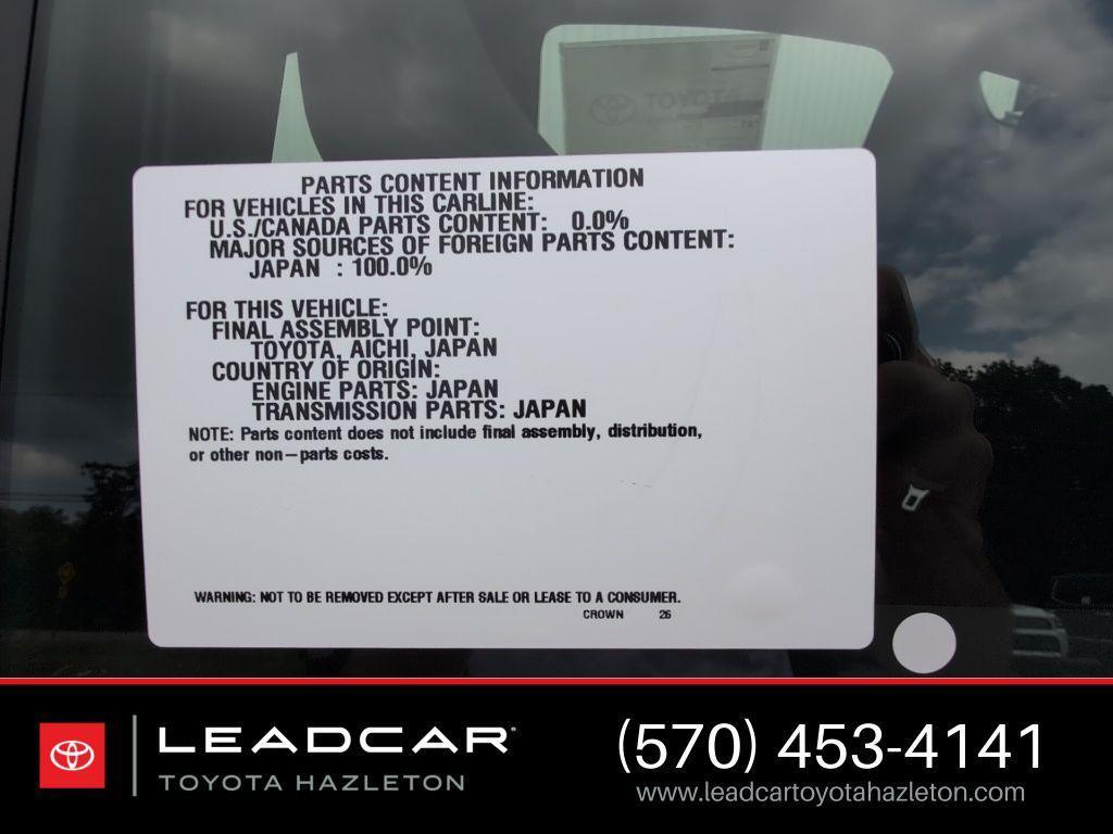new 2026 Toyota Crown car, priced at $47,989