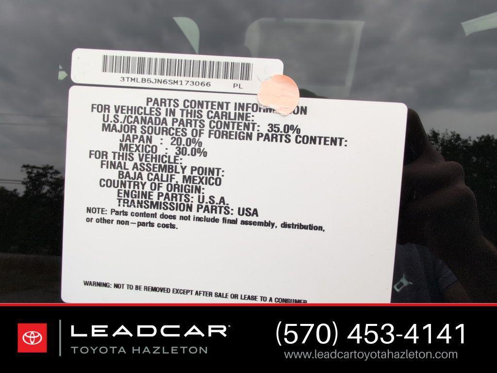 new 2025 Toyota Tacoma car, priced at $43,478