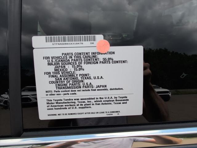 new 2025 Toyota Tundra car, priced at $67,550